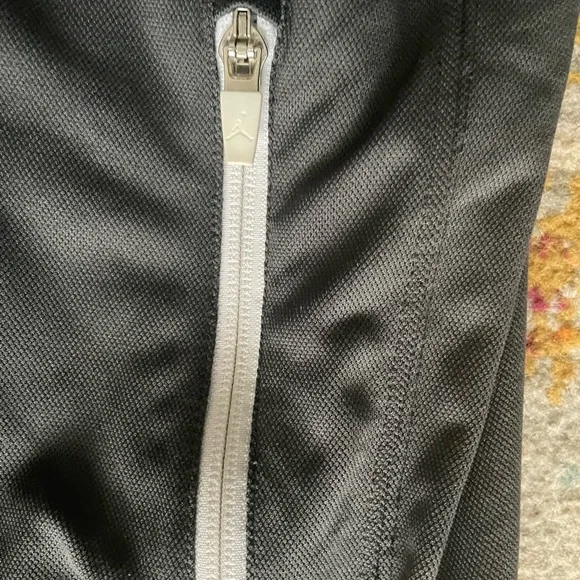 MeAir Jordan Sweater Dark Gray and White Track Jacket - Picture 3 of 11